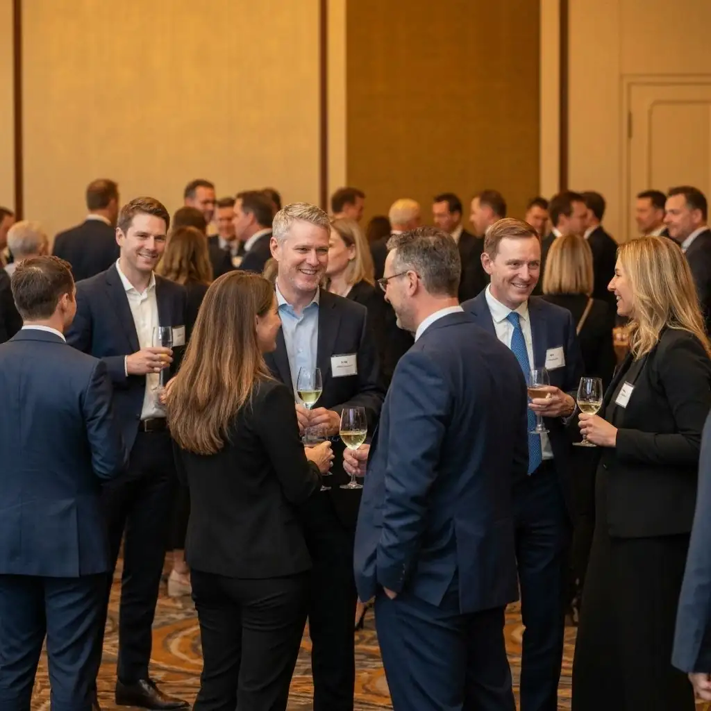 Professional client networking event