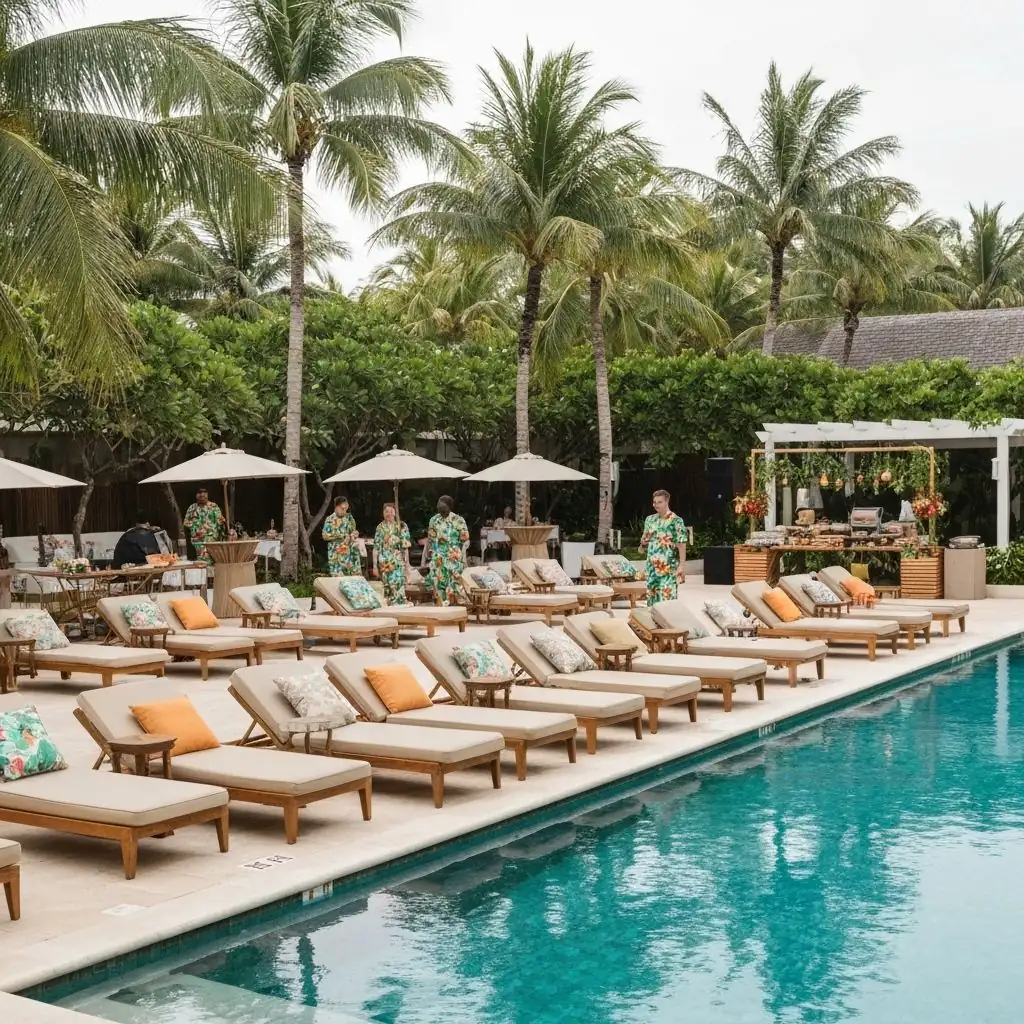 Tropical resort