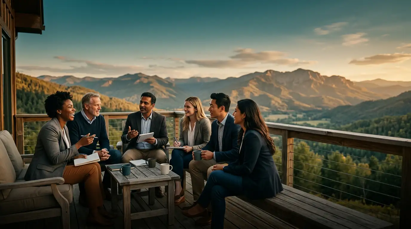 Corporate retreats and team inspiration